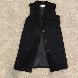 Target Prologue black bouclé long vest